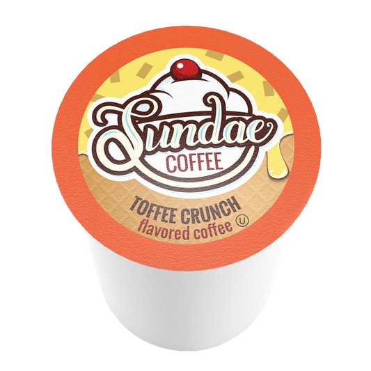 Sundae Coffee Ice Cream Flavoured Toffee Crunch 48 CT
