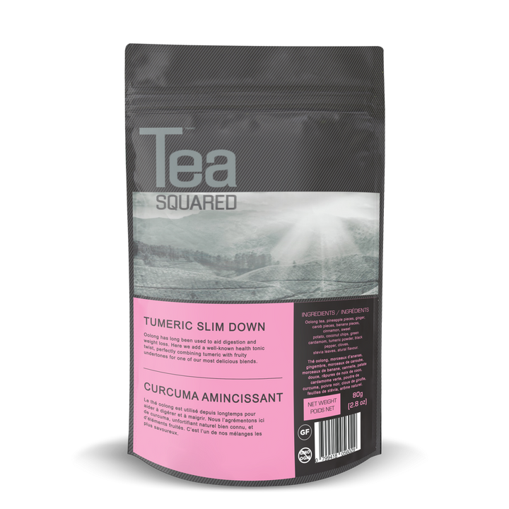 Tea Squared Loose Leaf Tea - Oolong - Turmeric Slimdown 80g