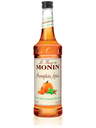 Monin Natural Zero Syrup Pumpkin Spice 750ml